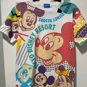 Tokyo Disney Resort 2023 Small T-Shirt Retro Mickey with Minnie Disney World